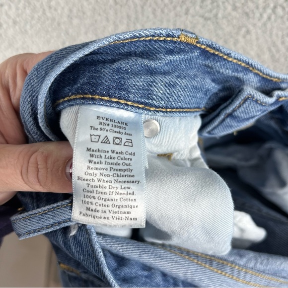 Everlane Women's High Rise Jeans - Blue - Picture 4 of 15